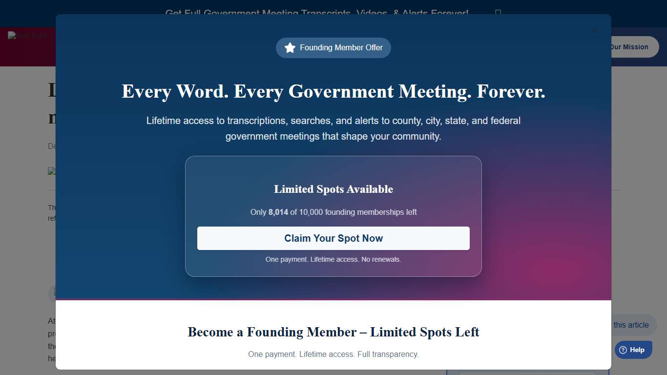 CitizenPortal.ai - License board approves 2026 hearing dates, accepts Nov. 18 minutes and schedules next hearing